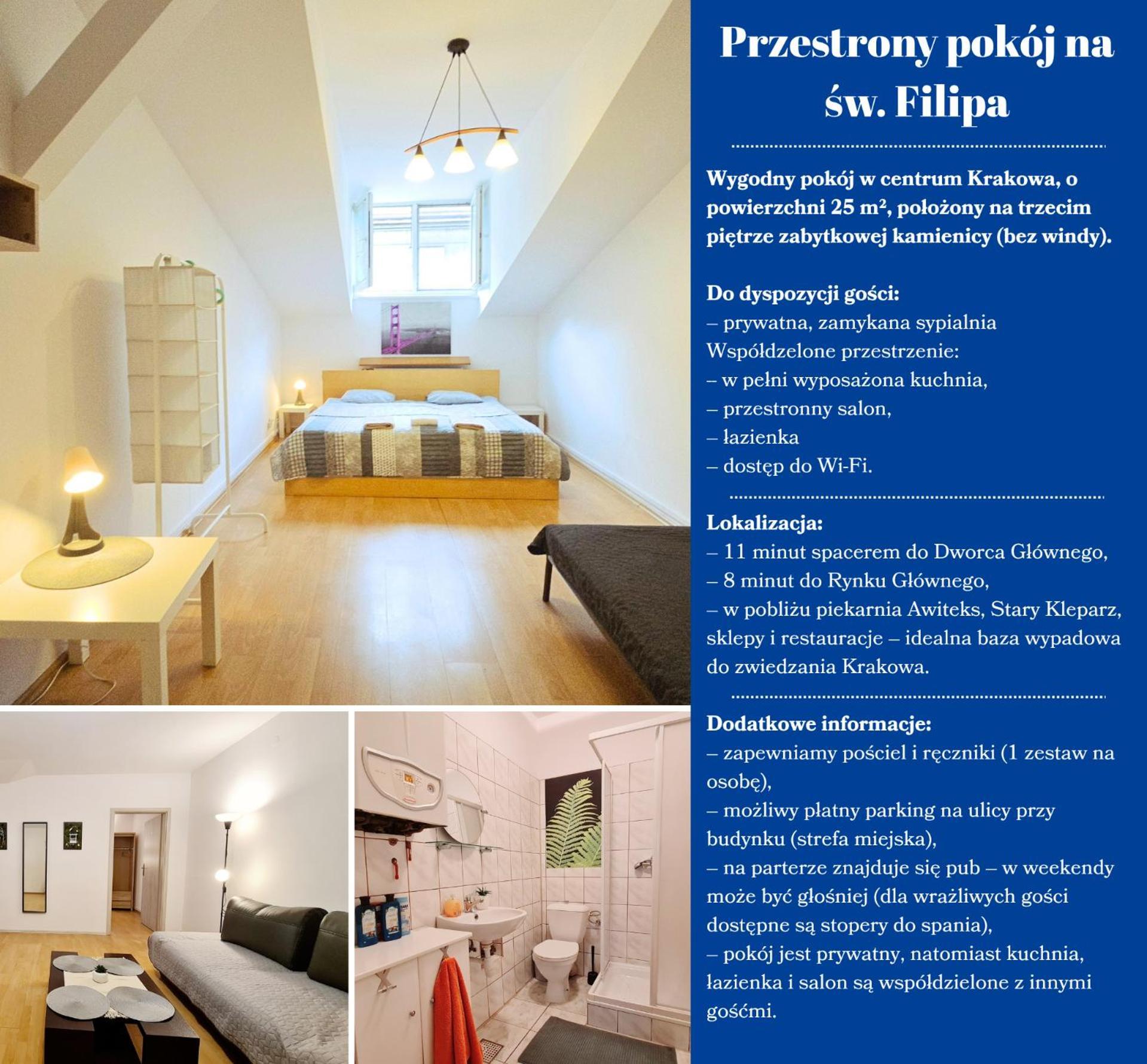 Apartment Przestronny W Mieszkaniu Na Filipa