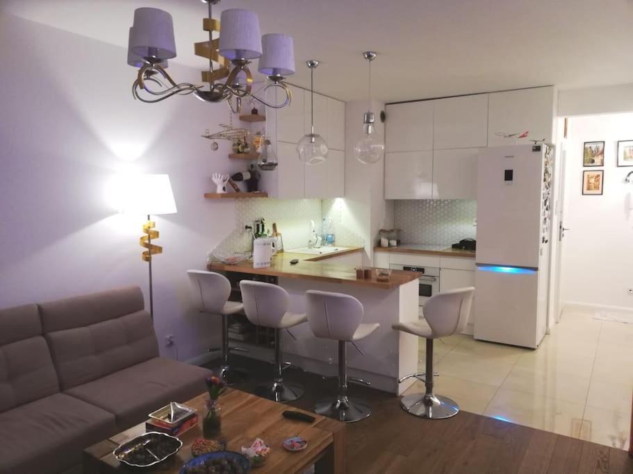Apartament White And Bright With Riverside View And Parking Kraków