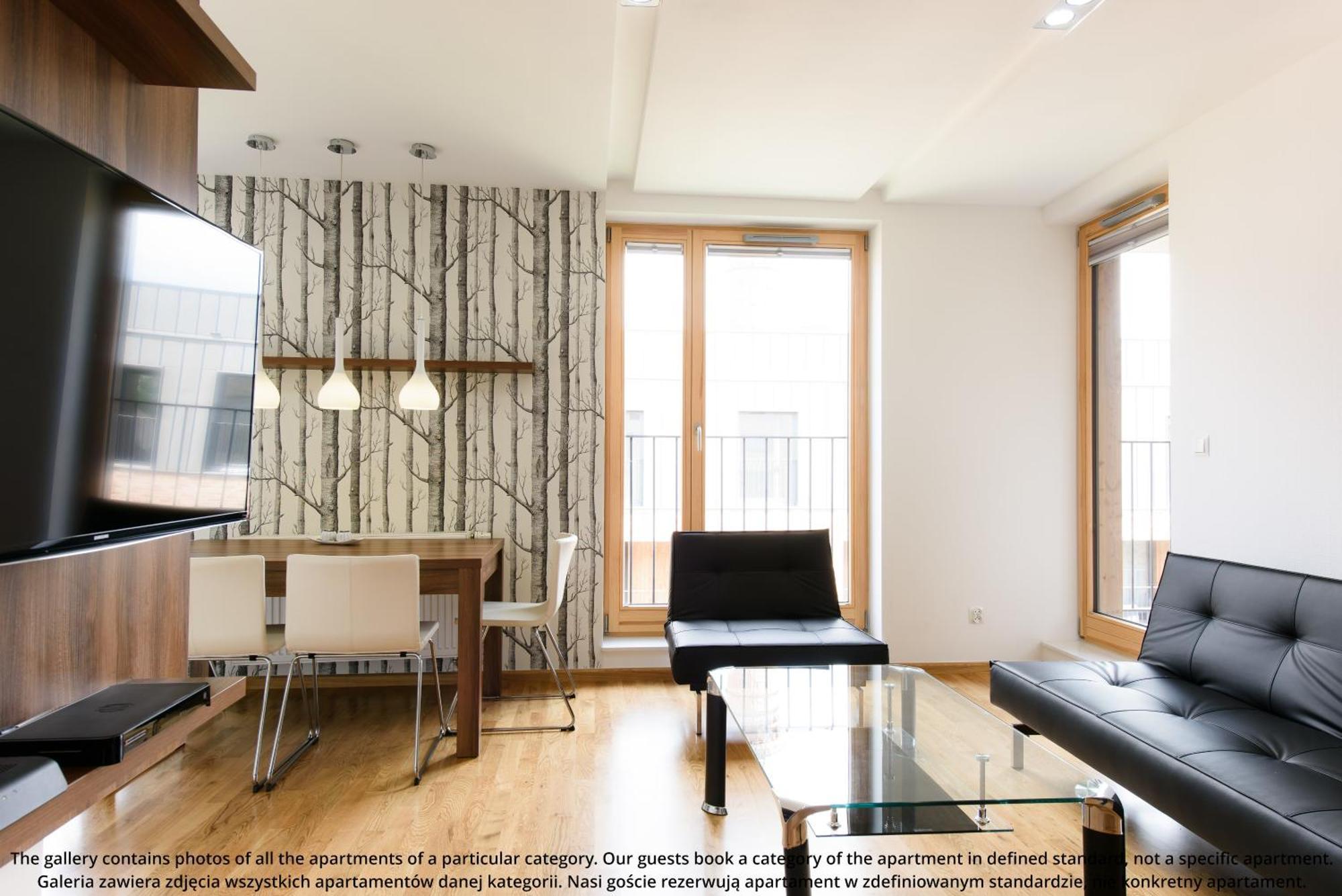 Apartment Browar Lubicz | Balcony | Elevator | Free Garage