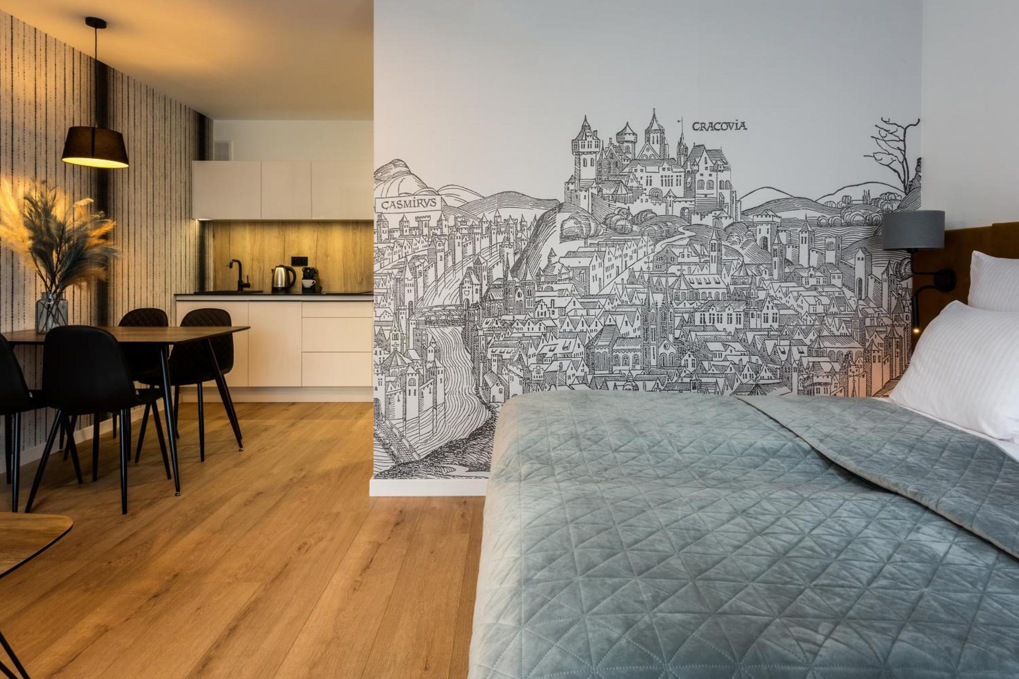 Inpoint G15 Near Old Town & Kazimierz District & Parking Option Hotel apartamentowy Kraków