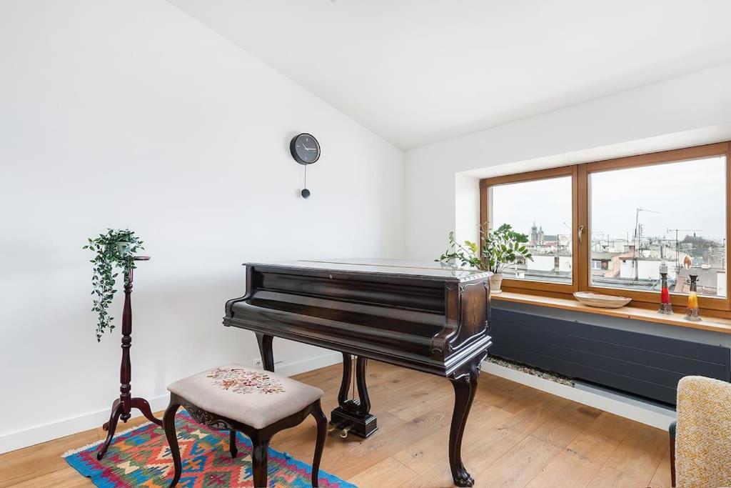 Penthouse - Heart Of Cracow - Balcony - Ac Apartment Krakow