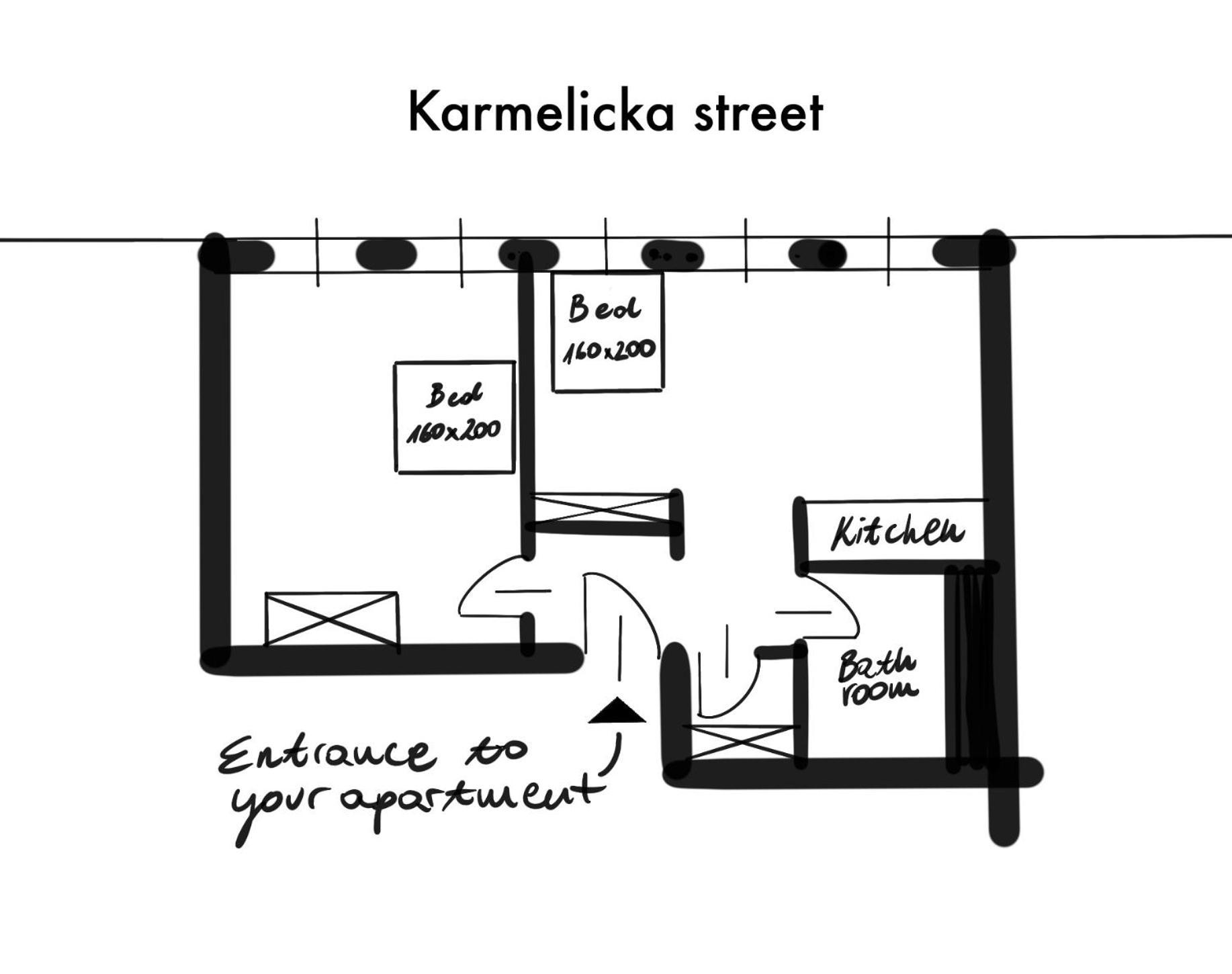 Appartement Modern House In Old Town Numero 7 Krakau