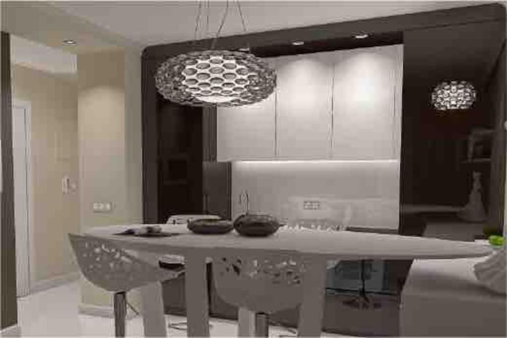 Family Modern 35m2-for Max 5 Persons Krakau