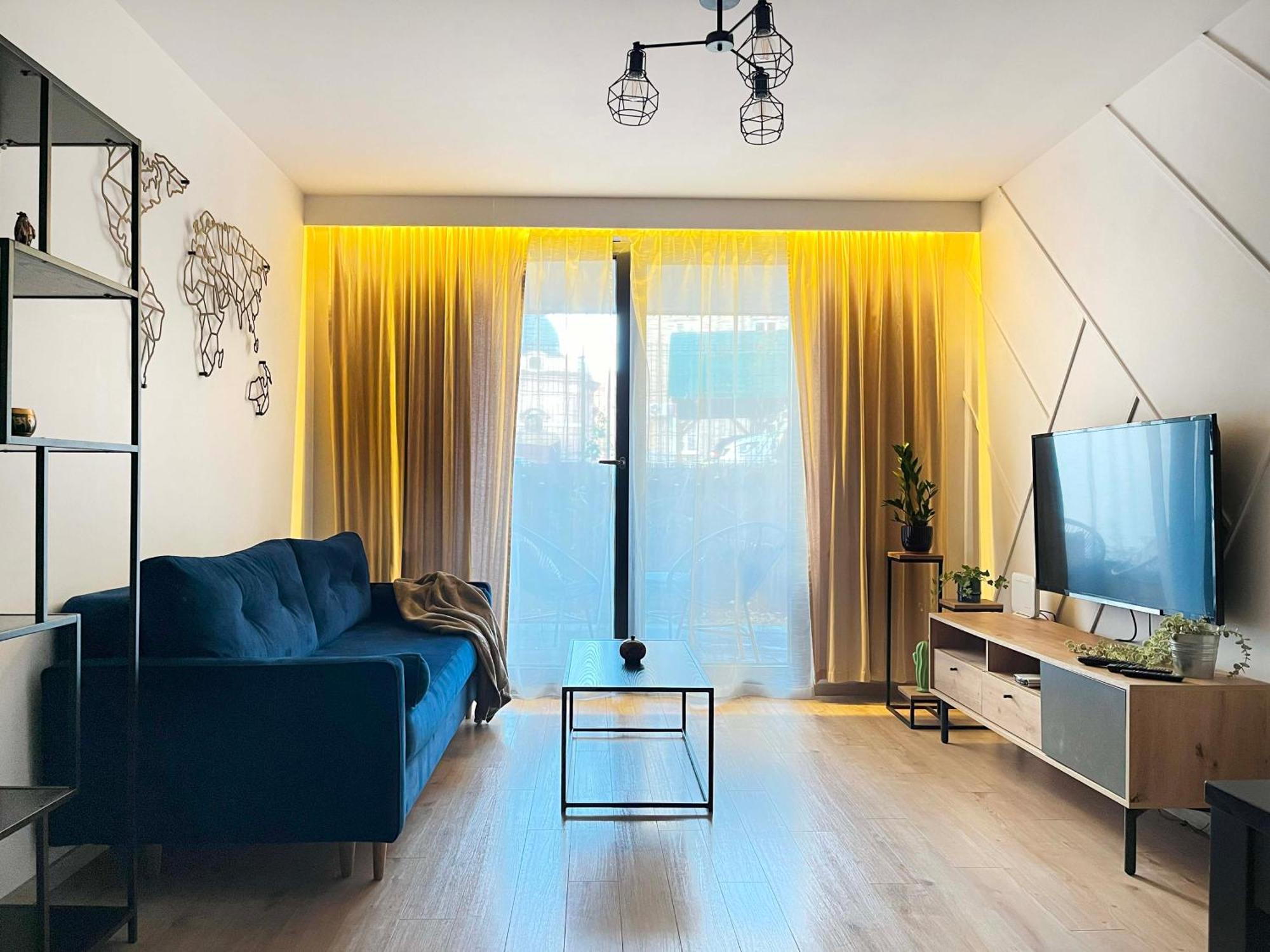 With Terrace And Two Bedrooms, Cracow Vistula Boulevards Apartment Krakow