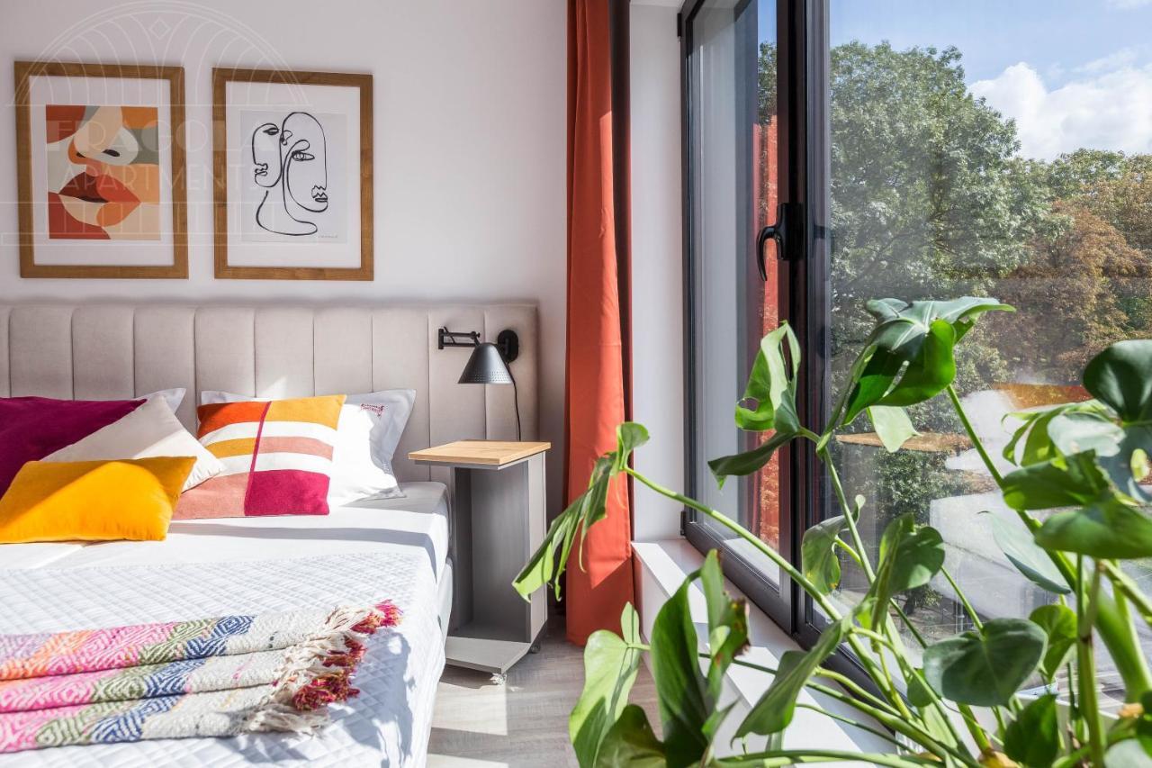 Modern View Of Planty Park Apartment Krakow