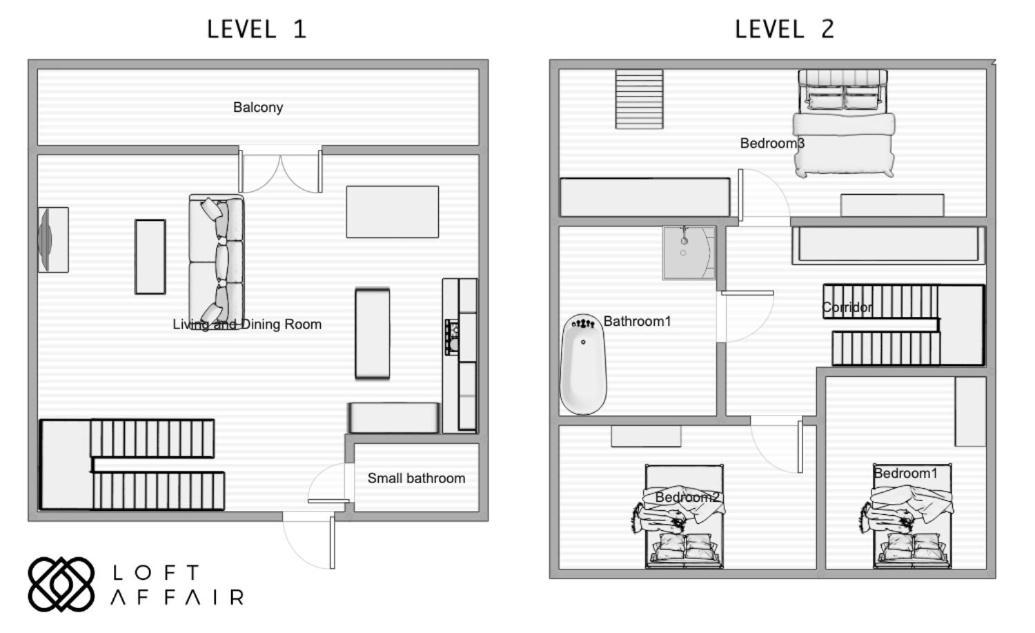 Apartment Penthouse Harmonica - Loftaffair Krakau