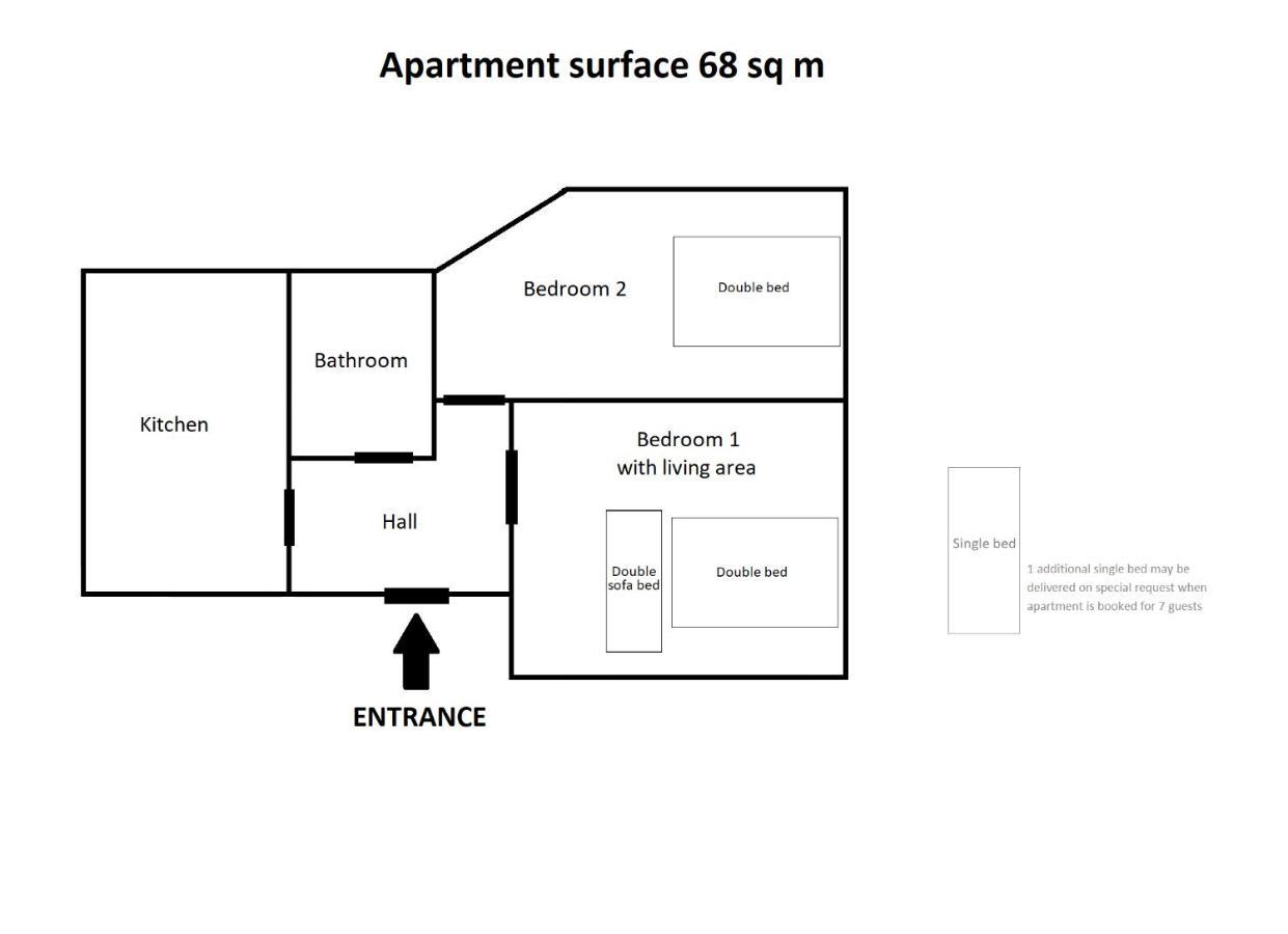 Apartamento Old Town 2 Bedroom Royal