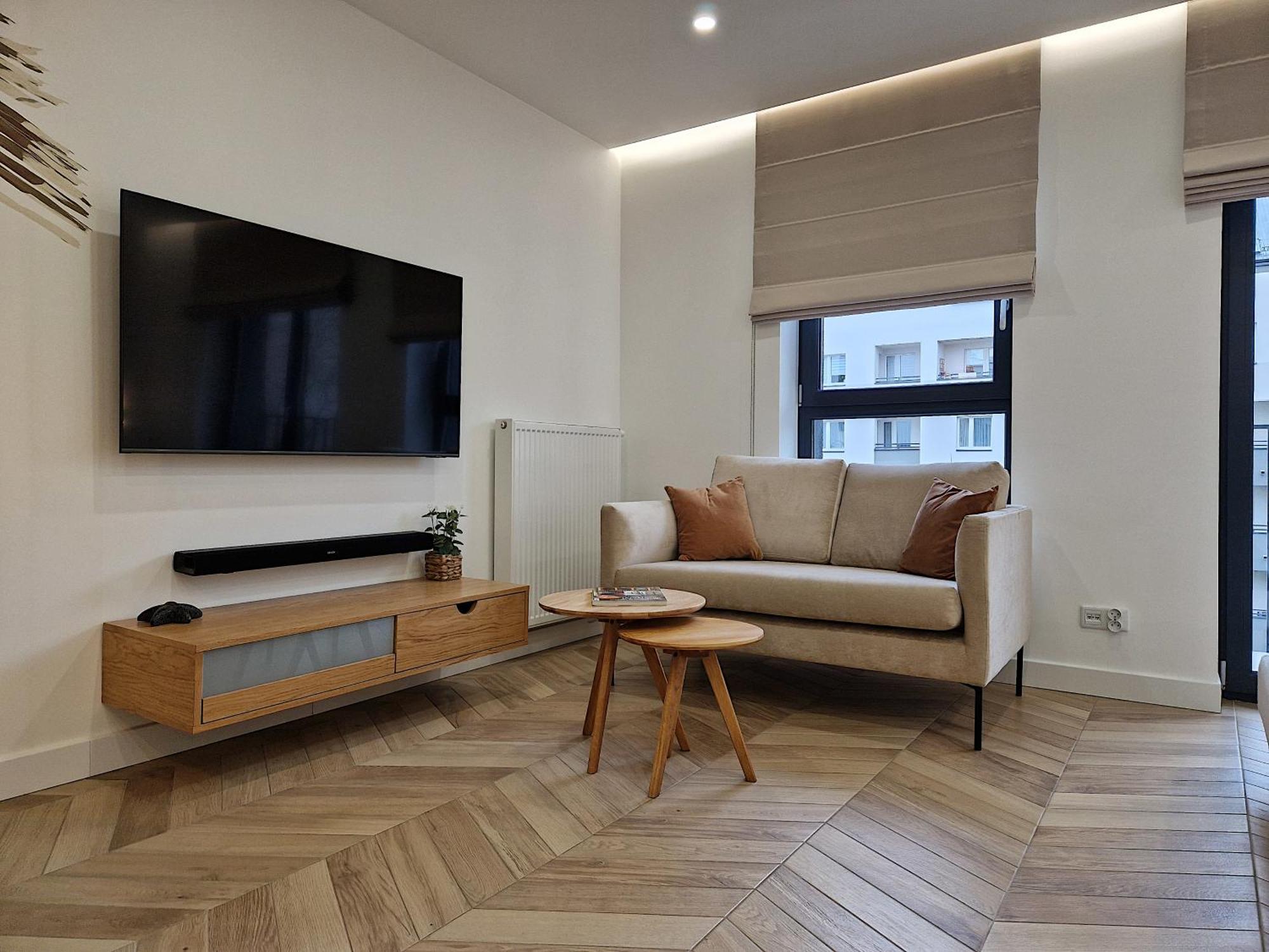 Apartament New Funcional Easy High Standard Free Garage Parking *