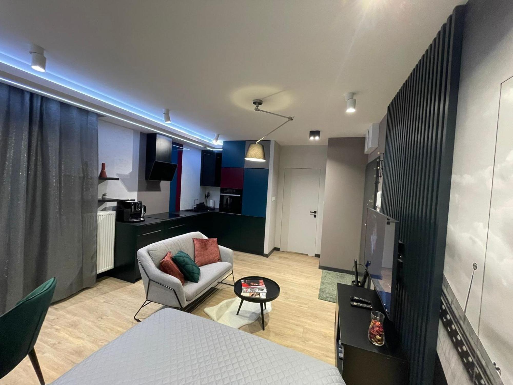 New Comfortable With Balcony And Sauna On Klimieckiego Street