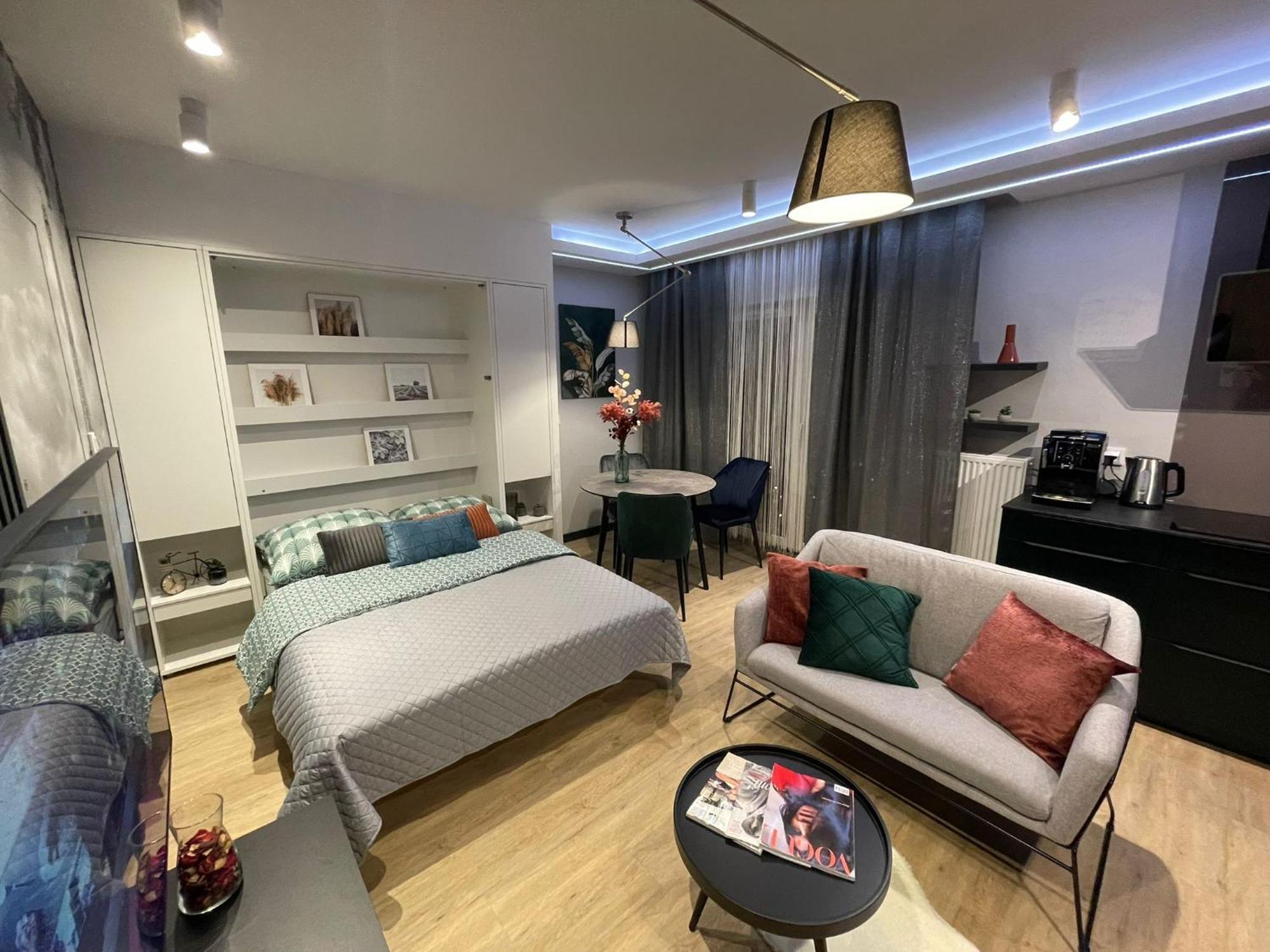 Apartment New Comfortable With Balcony And Sauna On Klimieckiego Street *