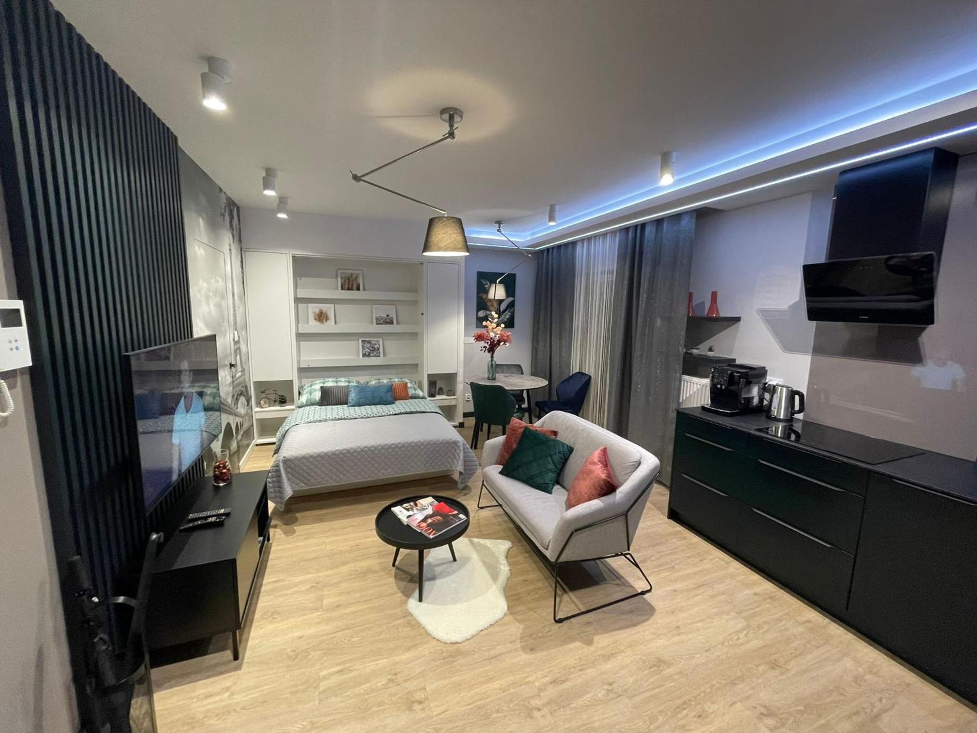 New Comfortable With Balcony And Sauna On Klimieckiego Street * Krakow