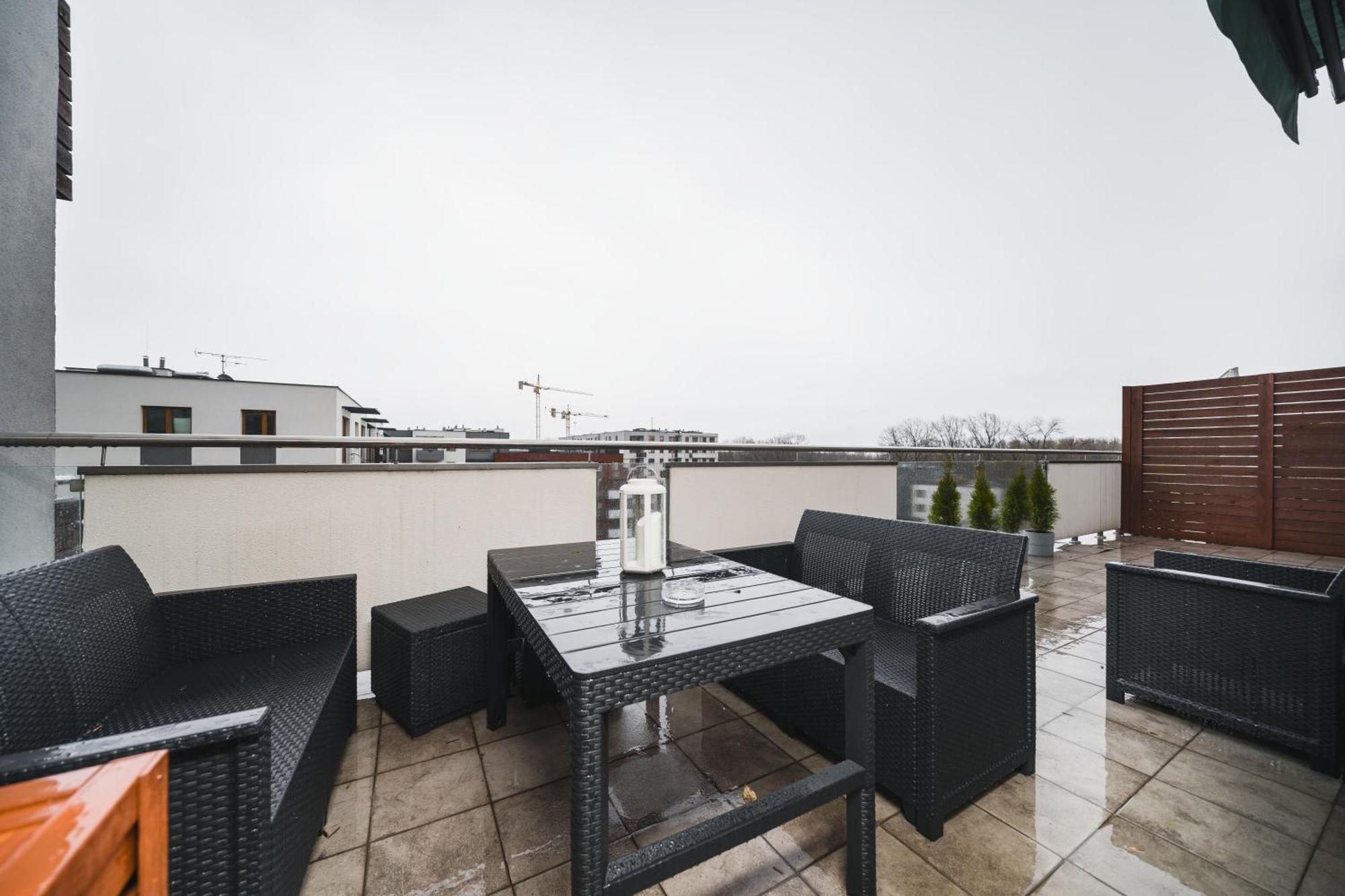 Apartament Z Tarasem Oraz Podziemnym Parkingiem Apartamento