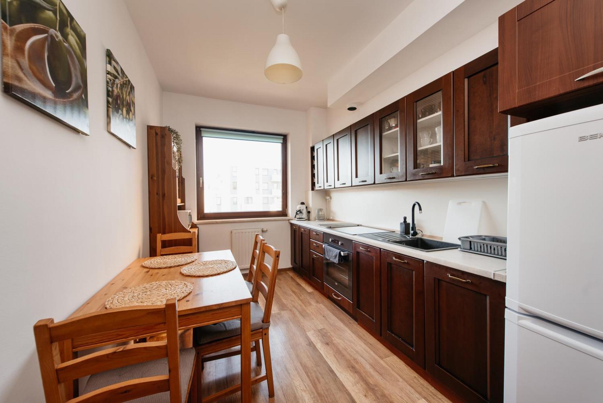 Apartment 2-room With Garage And Air Conditioning In The Center Krakow