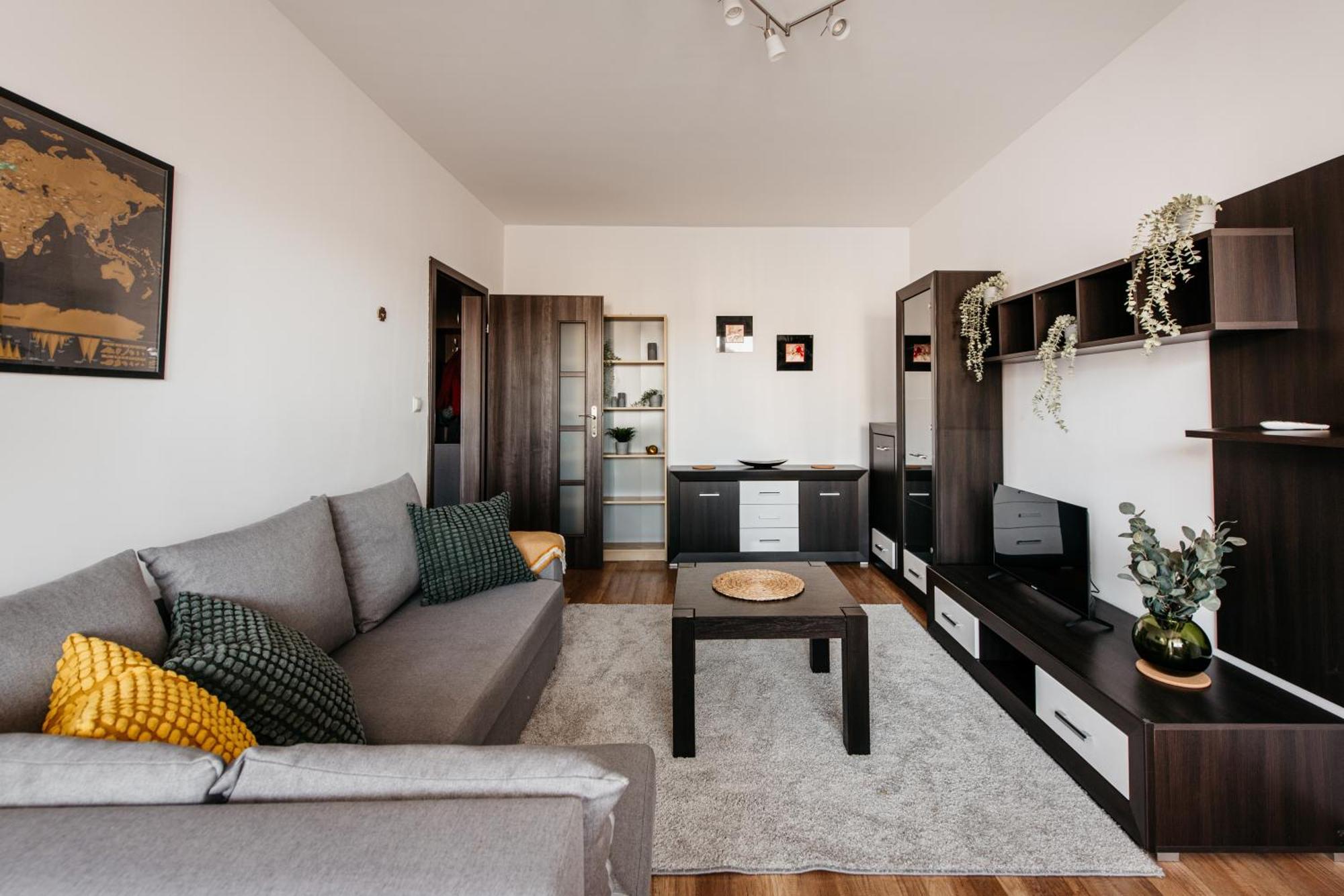 2-room With Garage And Air Conditioning In The Center Apartment Krakow