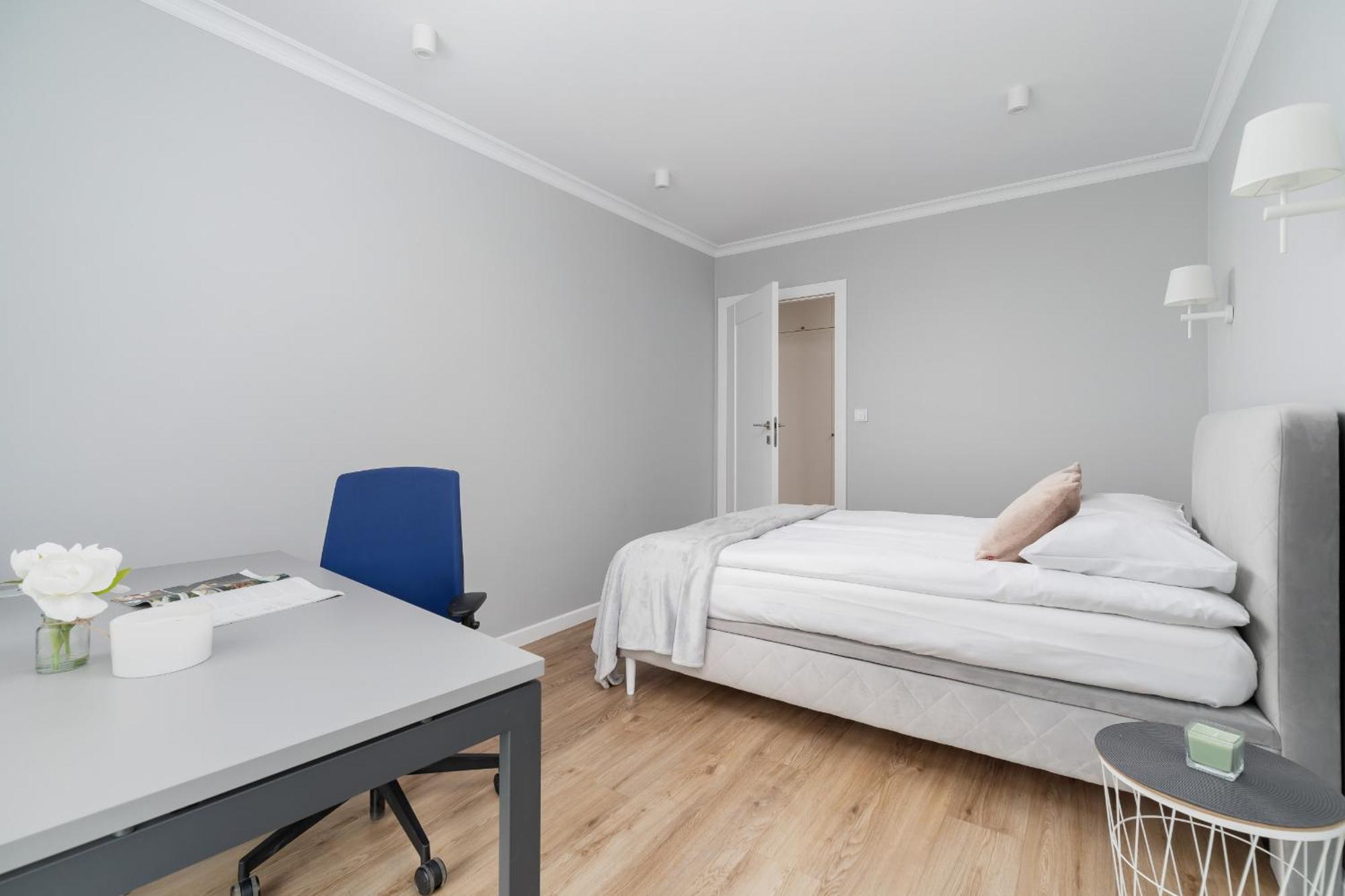 Apartamento Modern Suitable For Remote Work With Balcony & Parking By Renters *