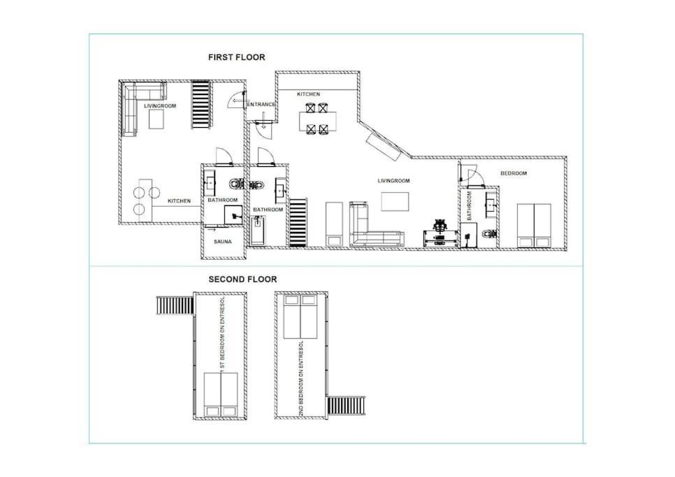 Exclusive Loft With Sauna, Ac And 3 Bathrooms Apartament