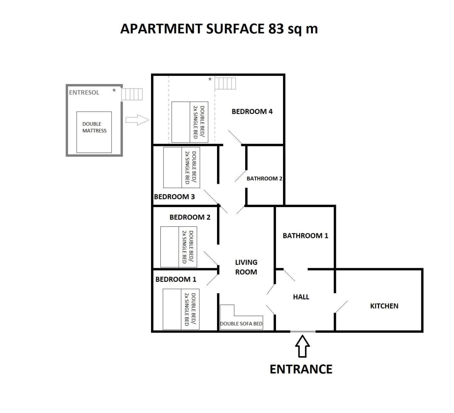Ground Floor Family Apartment Krakow