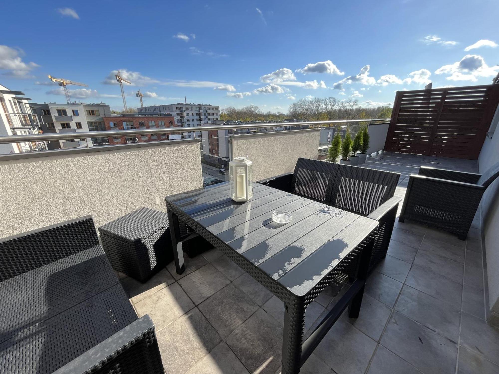 Apartament Z Tarasem Oraz Podziemnym Parkingiem Apartamento