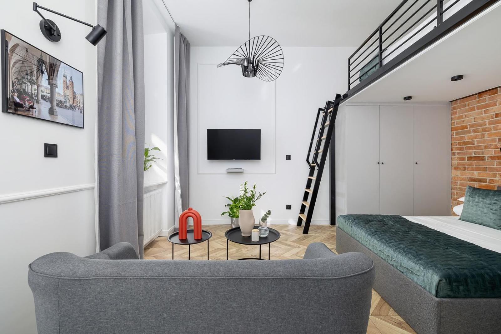 Balcony - Kazimierz- 41 Starowislna Street Appartement Krakau