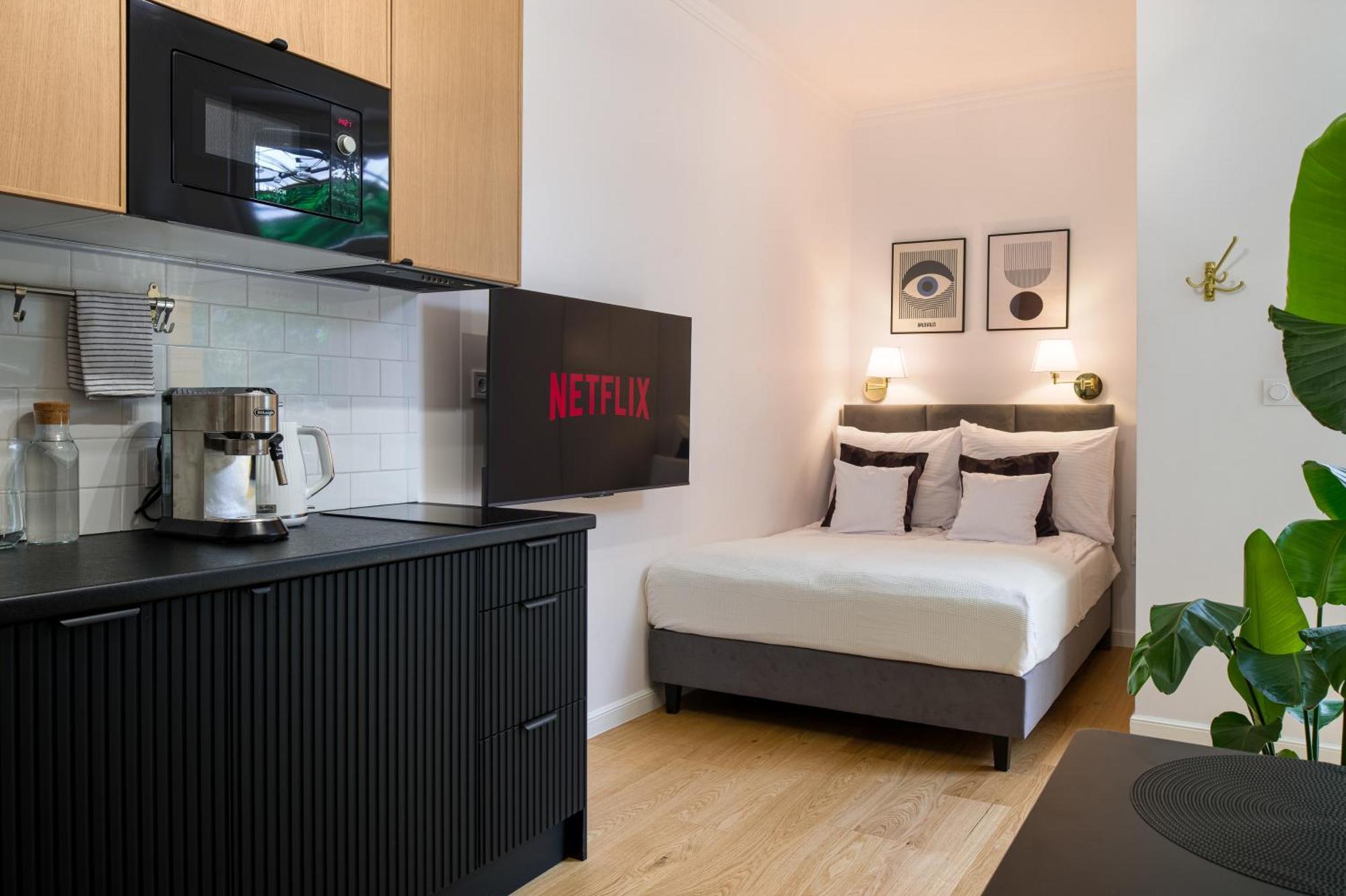 Appartement Zjawiskowy Obok Dworca Glownego Z Netflix I Ac Krakau