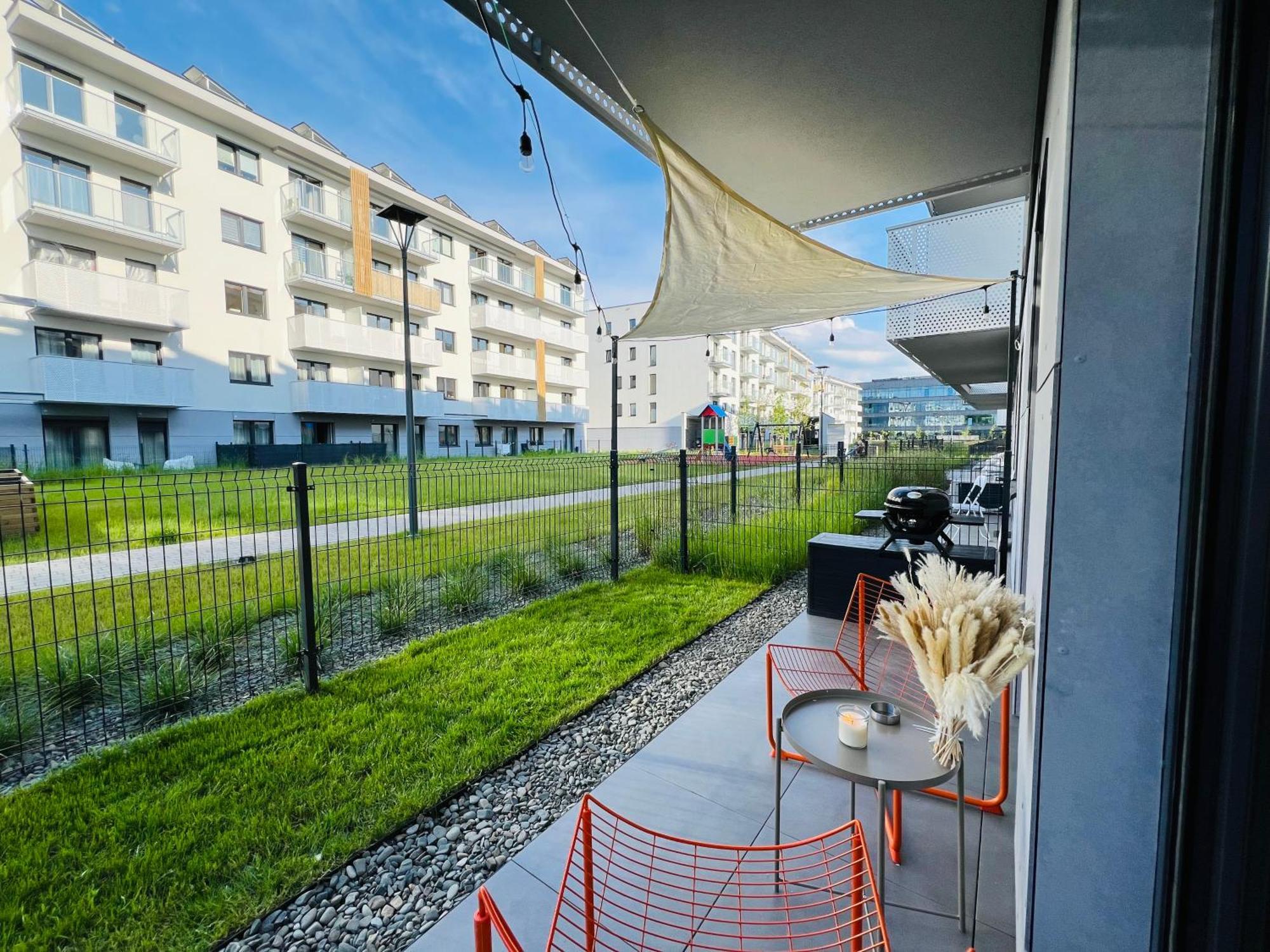 Charming In A Area- Free Parking Apartment Krakau