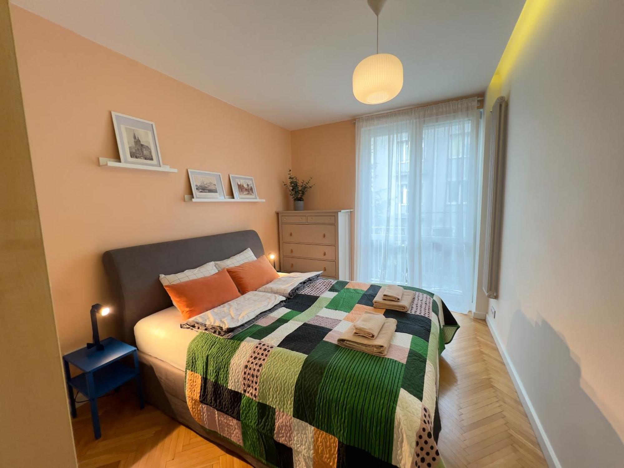 Przytulny 2 Pokojowy Apartament 46m2 W Centrum *
