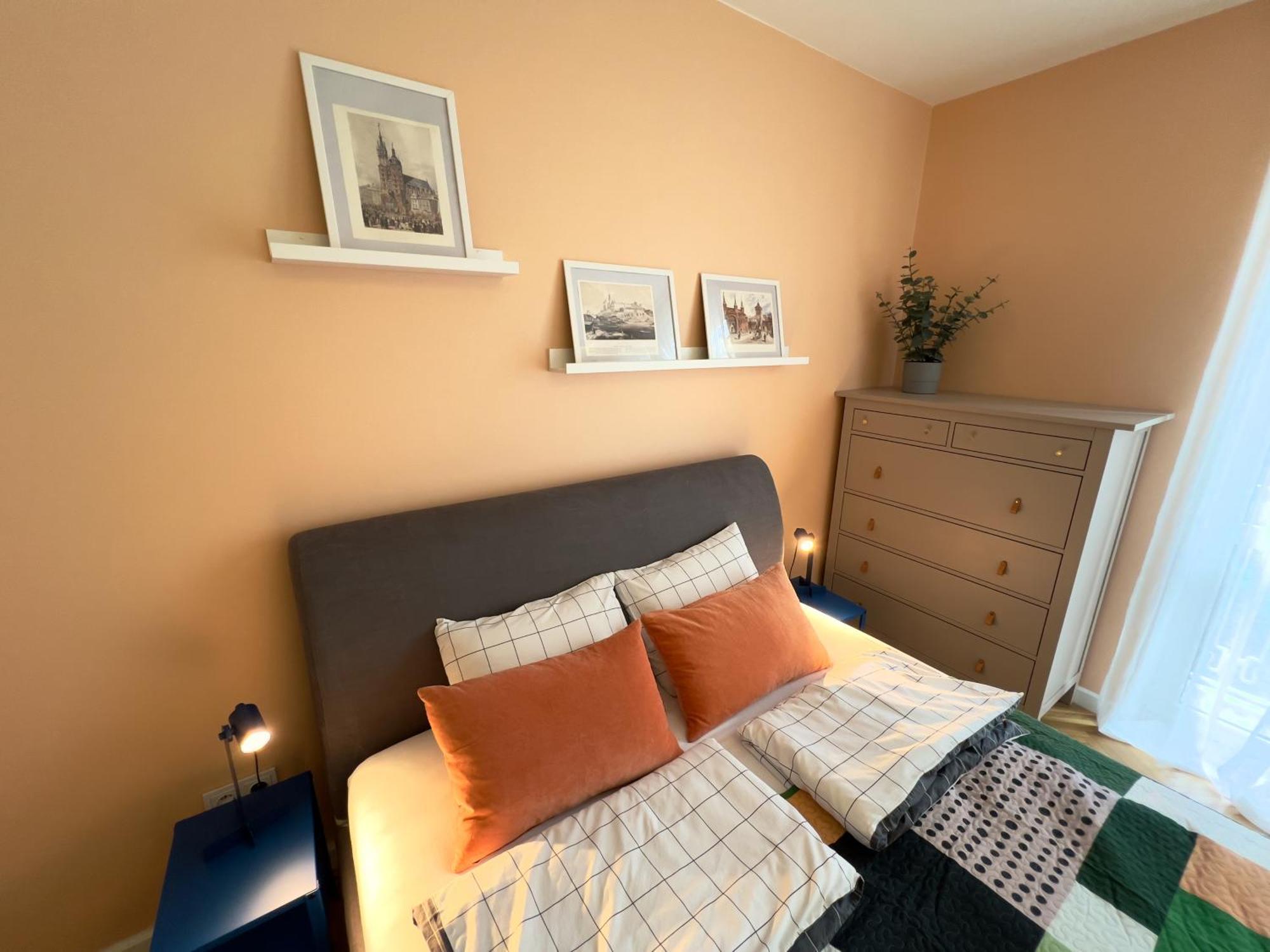 Przytulny 2 Pokojowy Apartament 46m2 W Centrum * Krakow