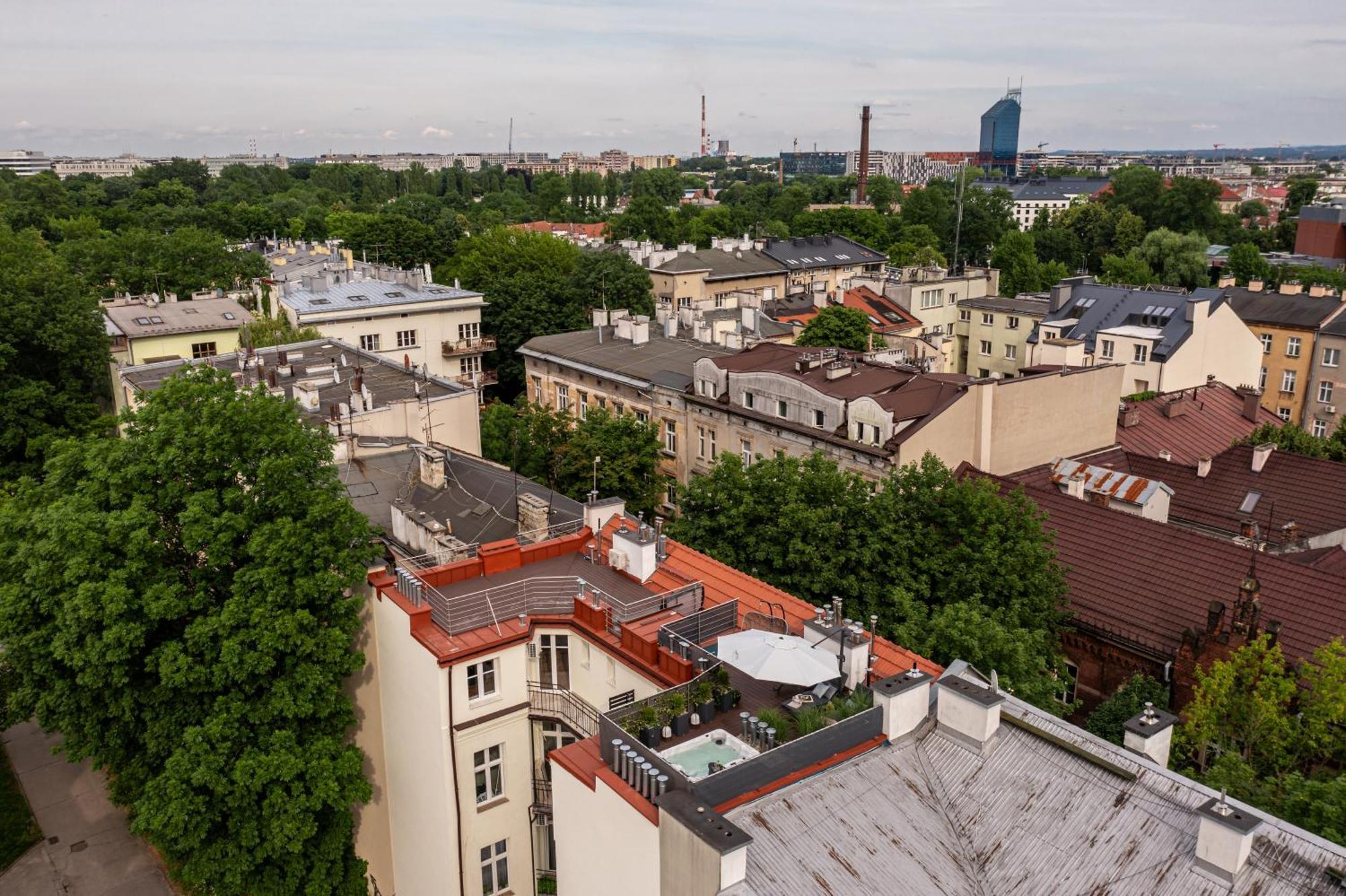 Rooftop Wawel View With Jacuzzi L Luxury Apartment Krakow