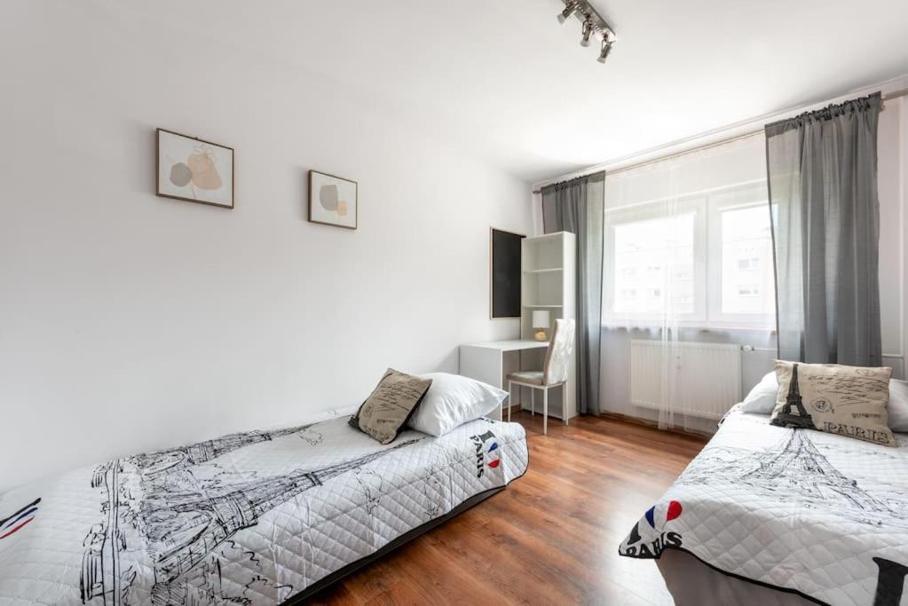 Paryski 4 90m2 2 Poziomy Ogrod Oranzeria Apartament