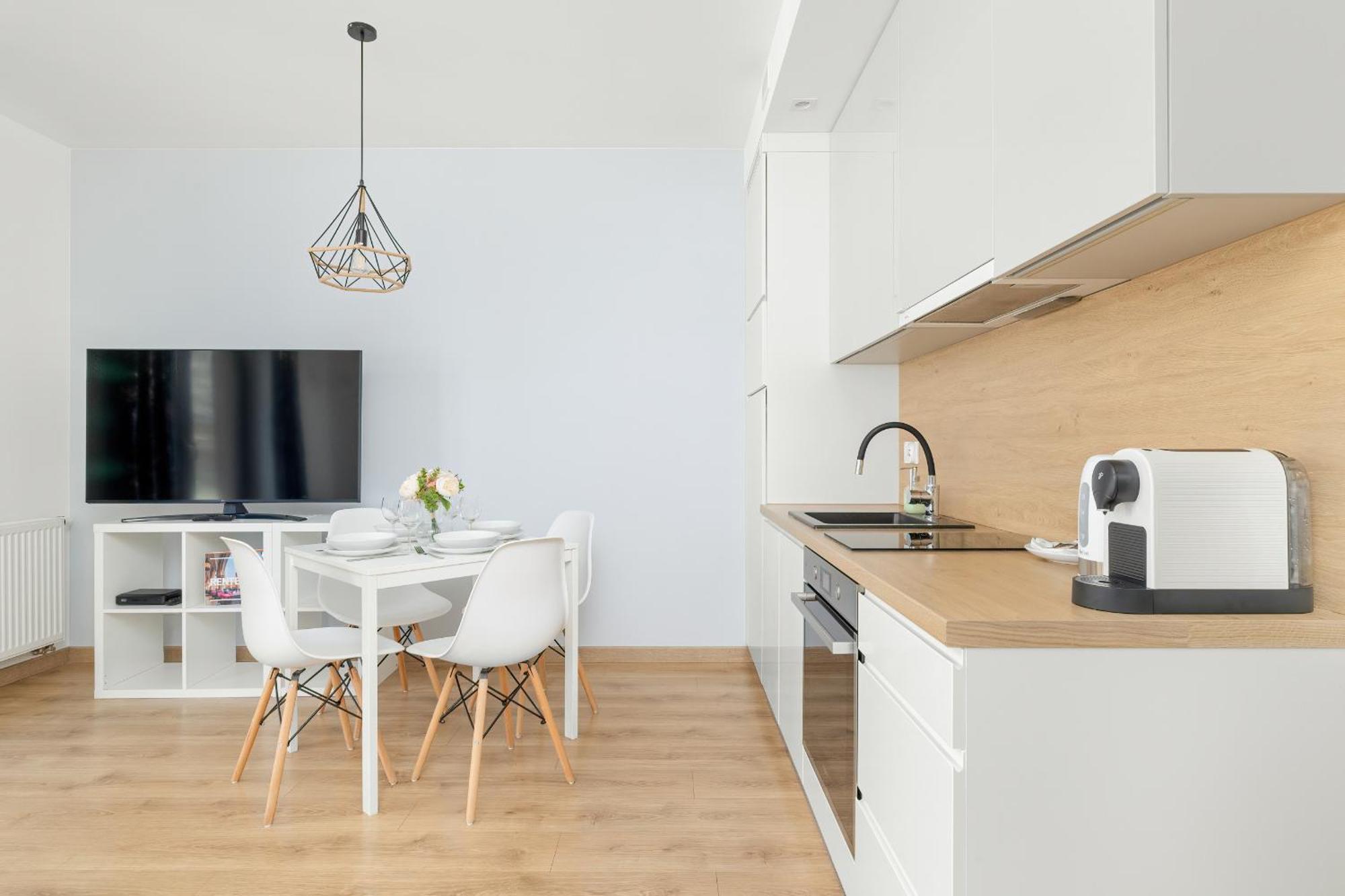 Apartament Elegancki Apartament Z Balkonem Dla 4 Osob By Renters Kraków