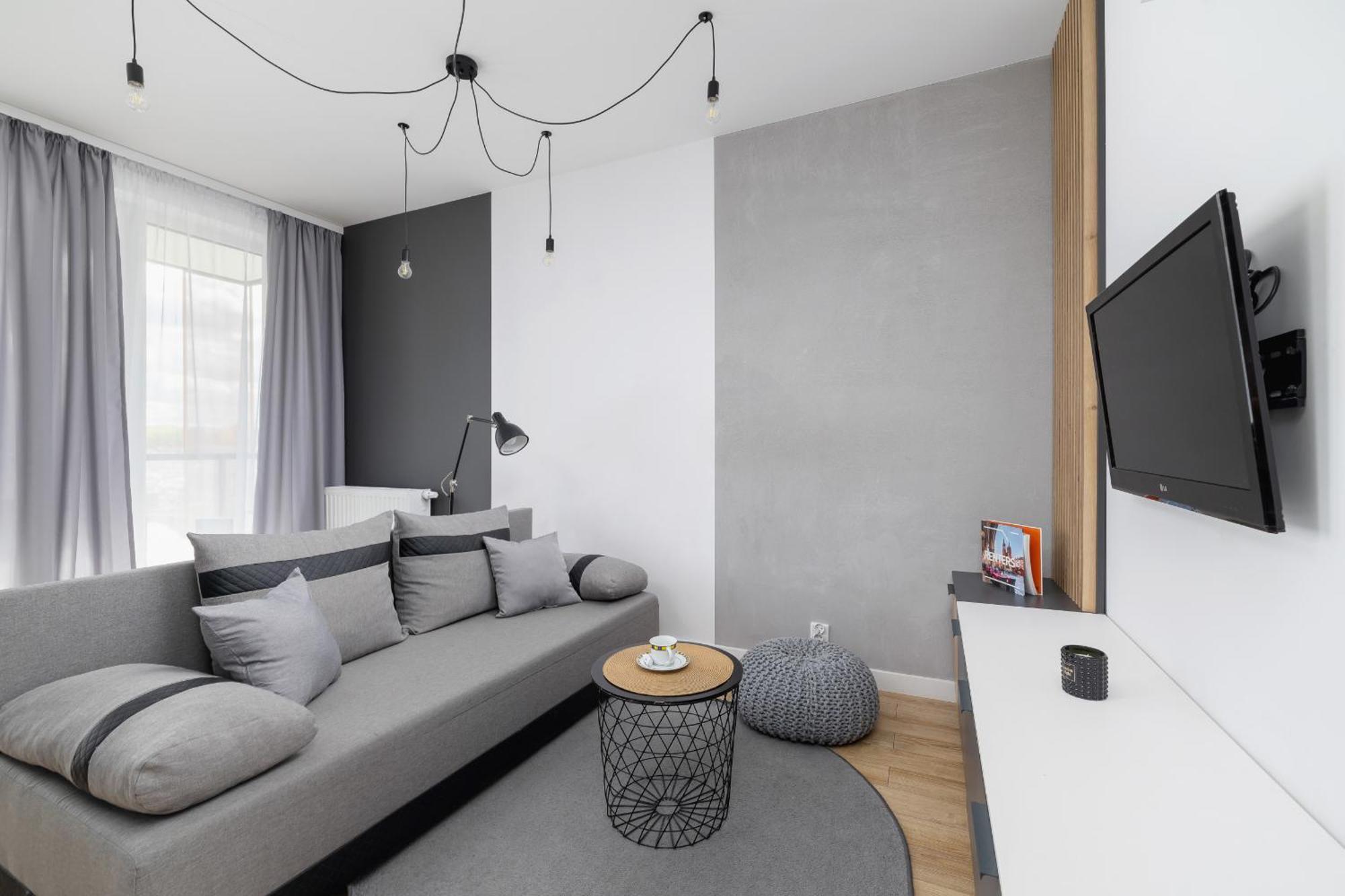 Apartament Elegant In Cracow With Balcony, Parking And Desk By Renters *