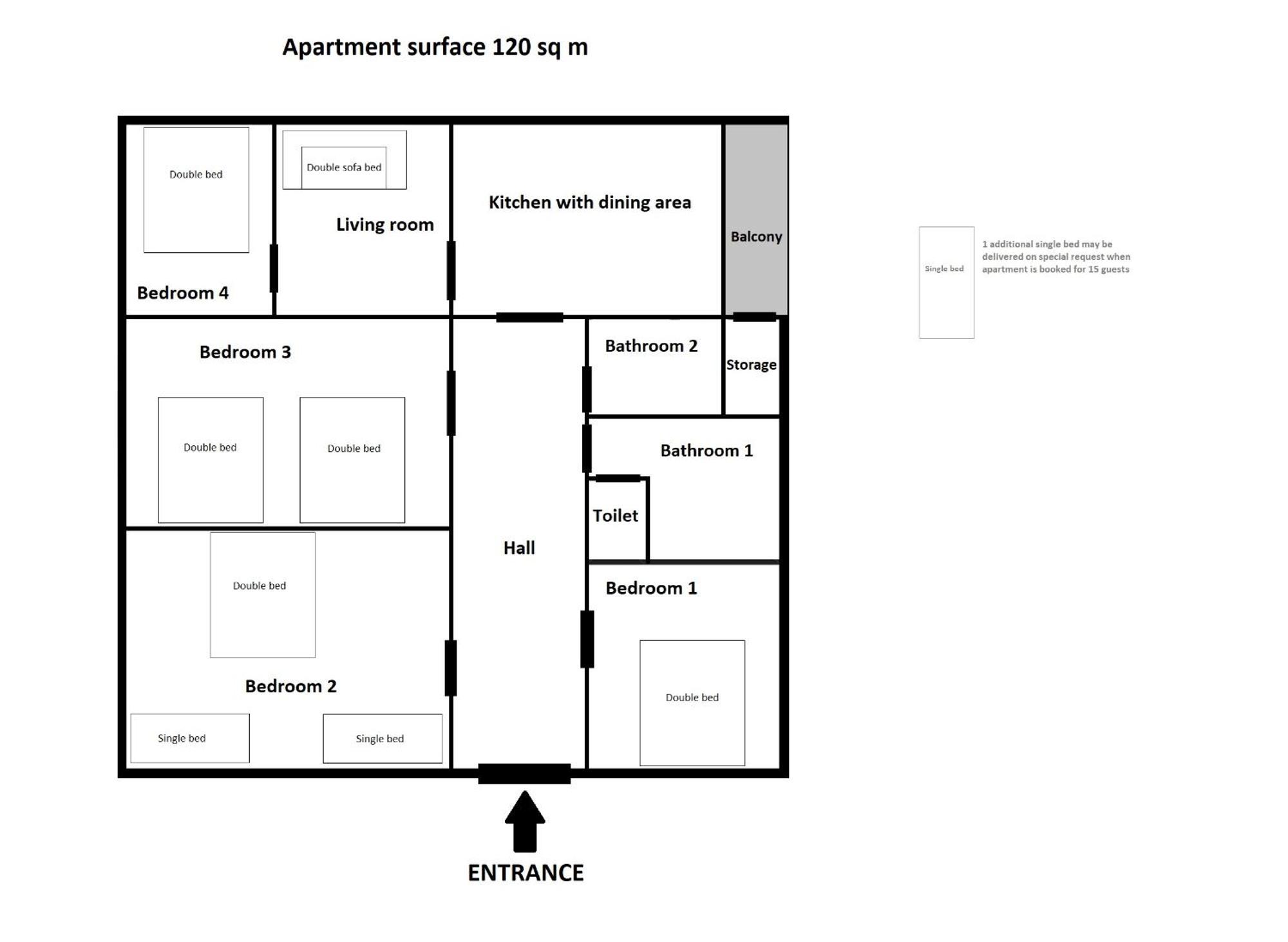 Spacious Zyblikiewicza Street Appartement Krakau