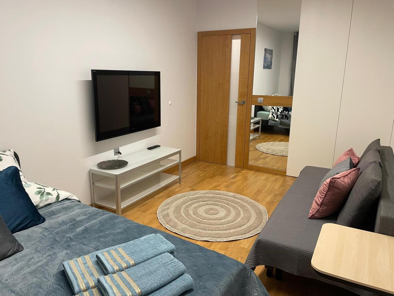 Comfortable With 2 Bedrooms And 2 Balconies On Borkowska Street Apartment