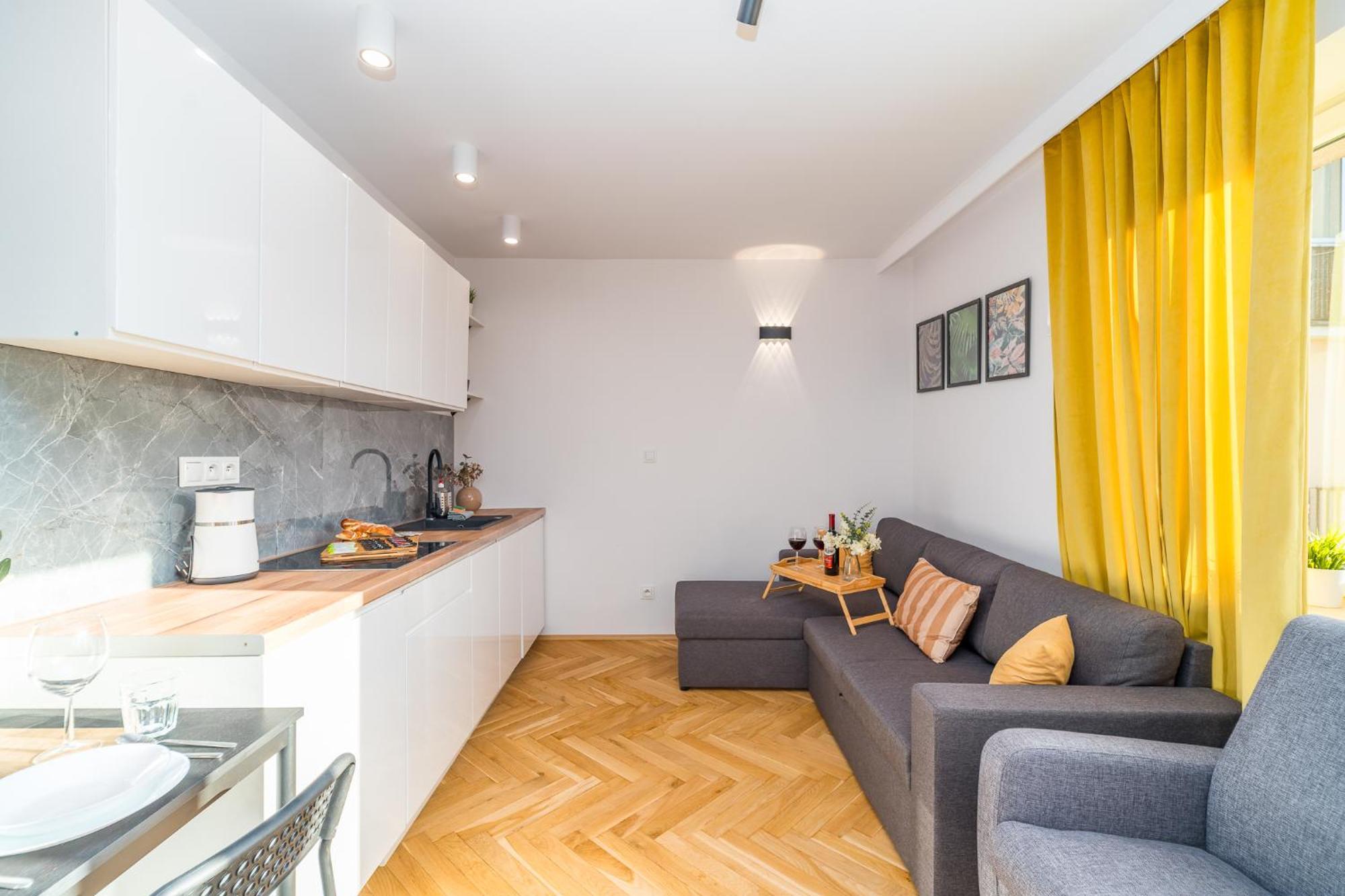 Kazimierz - Balcony, Location Apartment Krakow