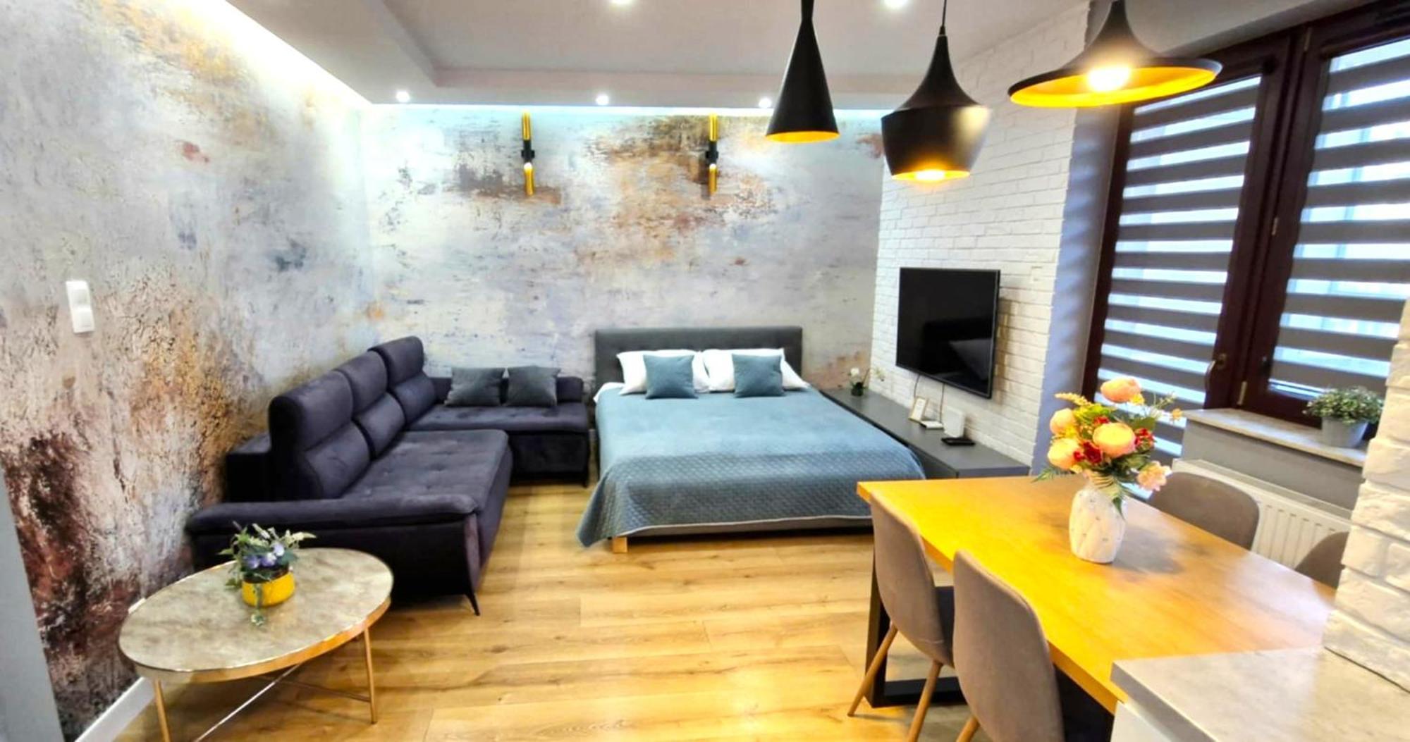 Luxury Blue Cascade Downtown Balcony Apartament Kraków