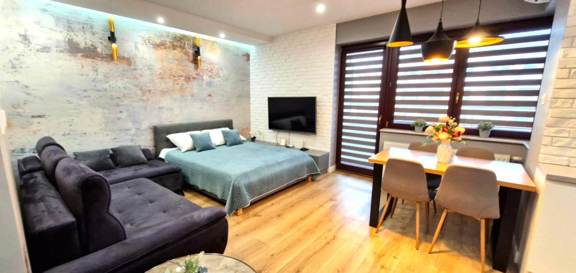 Apartament Luxury Blue Cascade Downtown Balcony