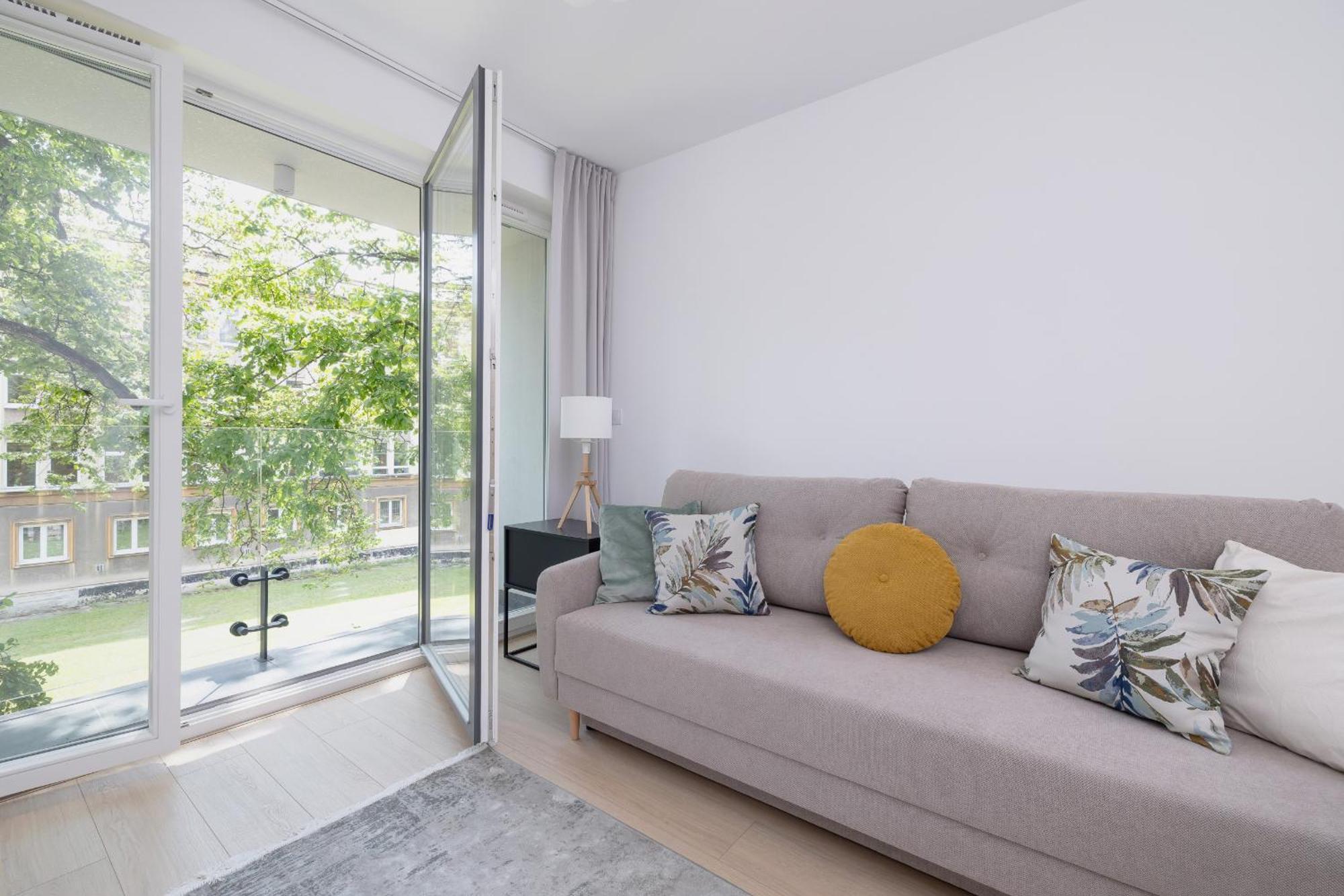 Krowoderska With Balcony Near Center By Rent Like *
