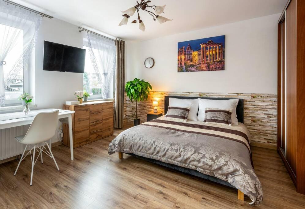 Ap. Olimpia 1 Pok. 2 Osoby, Downtown, Free Parking Apartment Krakow