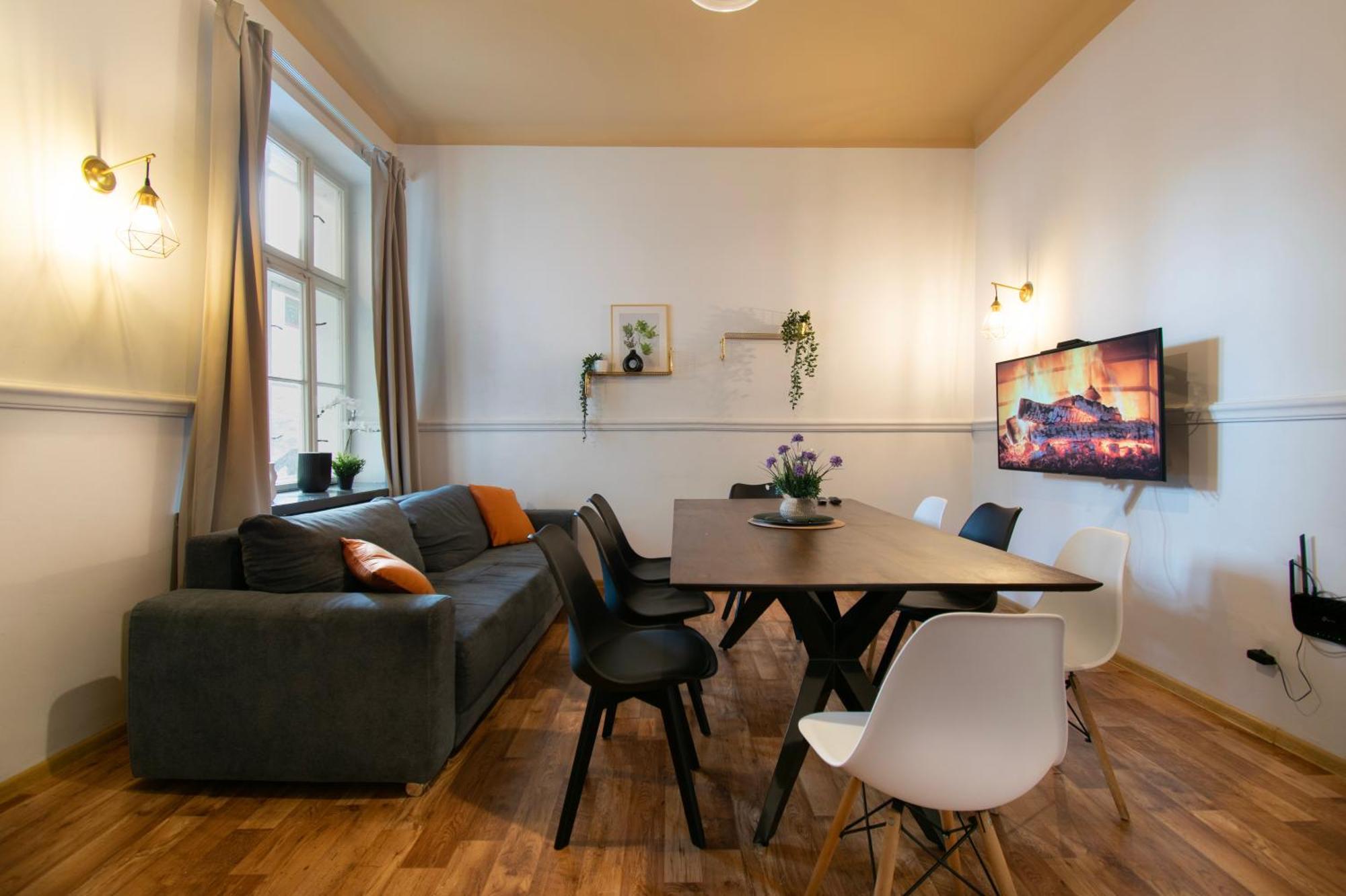 Huge Smolensk Street Apartment Krakau