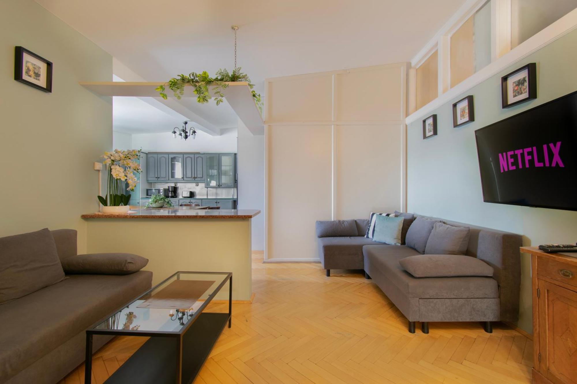 Huge Smolensk Street Apartment Krakau