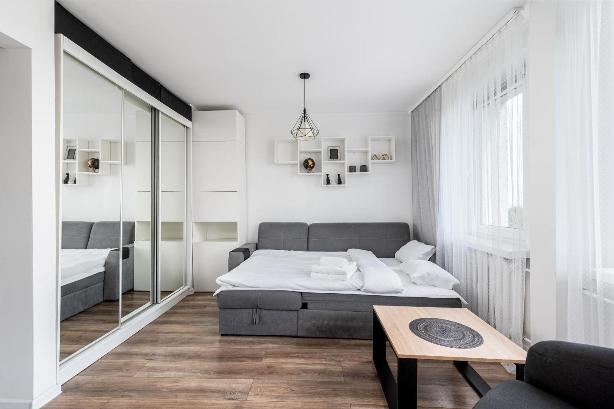 Park Tysiaclecia Grey Studio Apartament Kraków