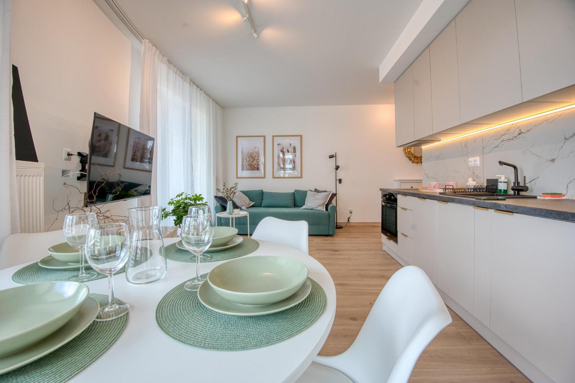 Appartement Rentplanet - Wislane Tarasy Krakau